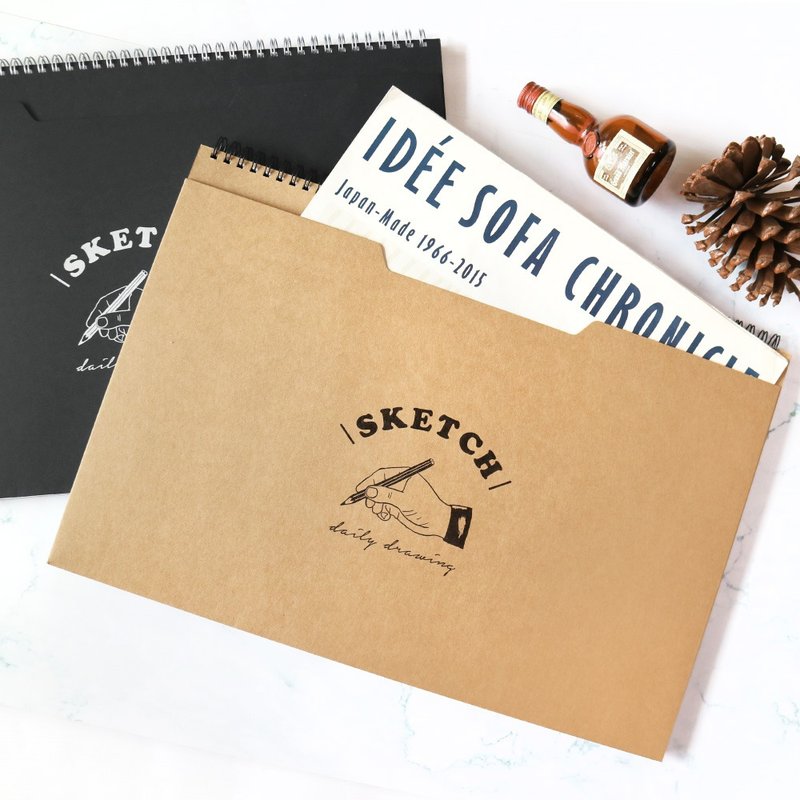 Ching Ching X Simple Living Series CB-819 8K Pocket Sketchbook - สมุดบันทึก/สมุดปฏิทิน - กระดาษ 