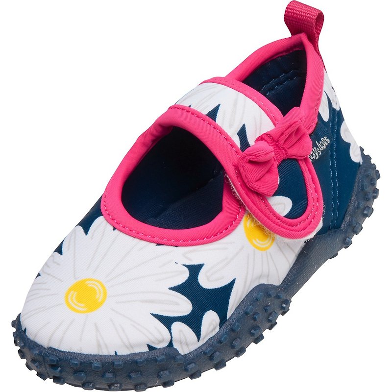 德國PlayShoes 抗UV水陸兩用沙灘童鞋-魔鬼氈-雛菊 - 兒童泳衣 - 尼龍 多色