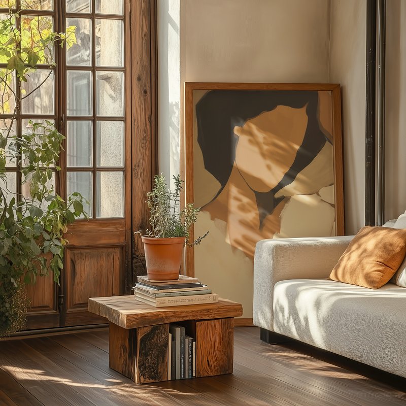 サイレントフォーム / 現代抽象人物画ポスター - ポスター・絵 - 紙 