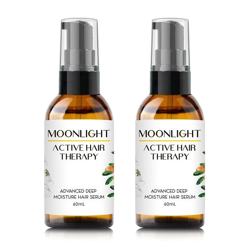 Moonlight Flower Extract Deep Hair Conditioning Oil 60mL x2pcs - Conditioners - Other Materials Pink