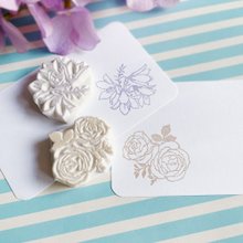 Apu Handmade Stamp Versatile Mini Snowflake Stamp Set 2 Pack