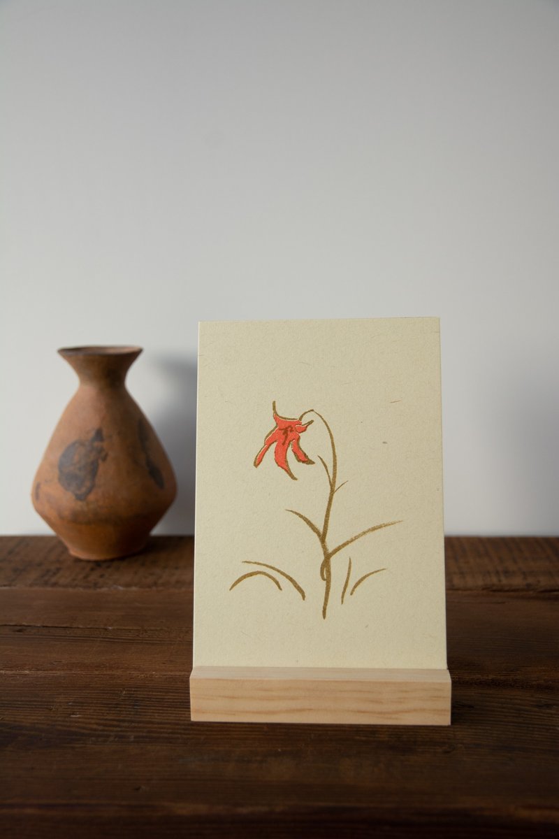Wildflowers Postcard Set of 3 - 卡片/明信片 - 紙 