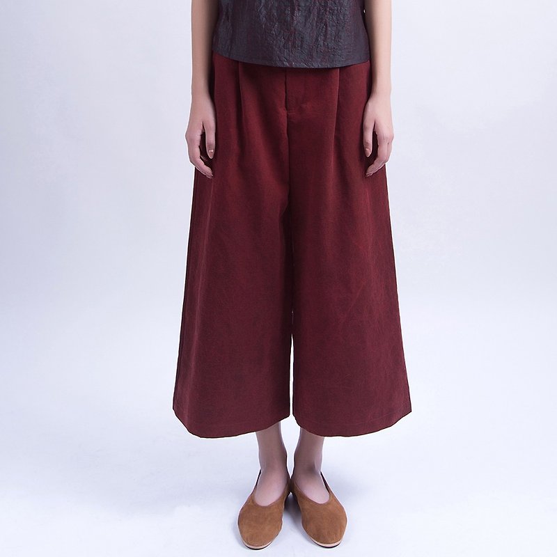 Heavyweight silk fragrant cloud yarn wide-leg pants - Women's Pants - Silk 