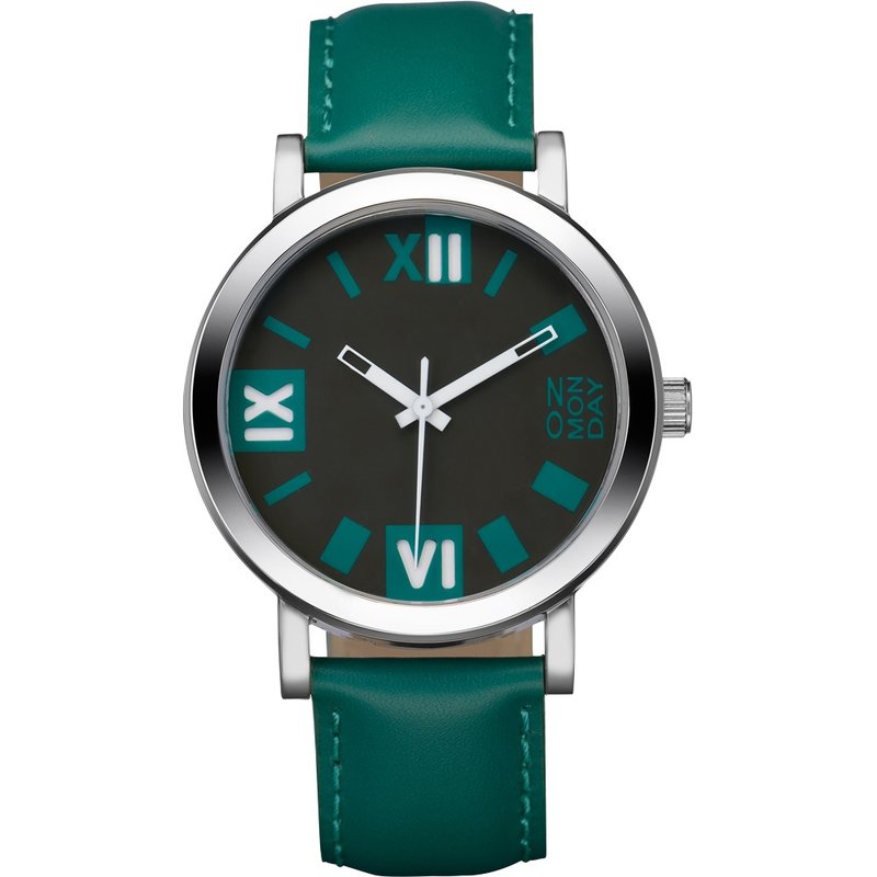 [Refurbished are available in limited quantities] NO Monday Brave Colors-464GRA1-Green - Men's & Unisex Watches - Other Materials Green