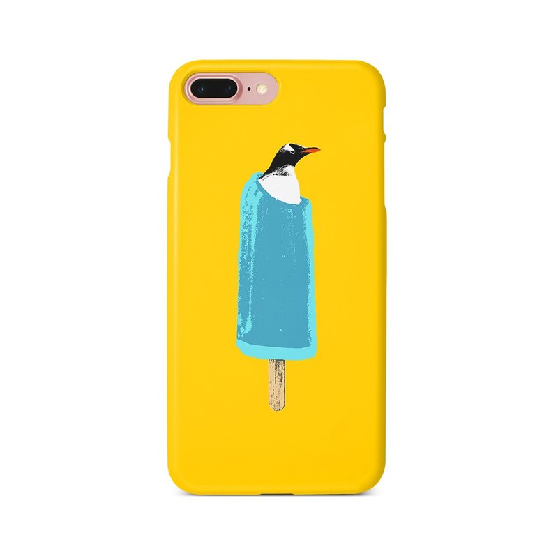 iPhone ケース / cool biz penguin - 手機殼/手機套 - 塑膠 黃色