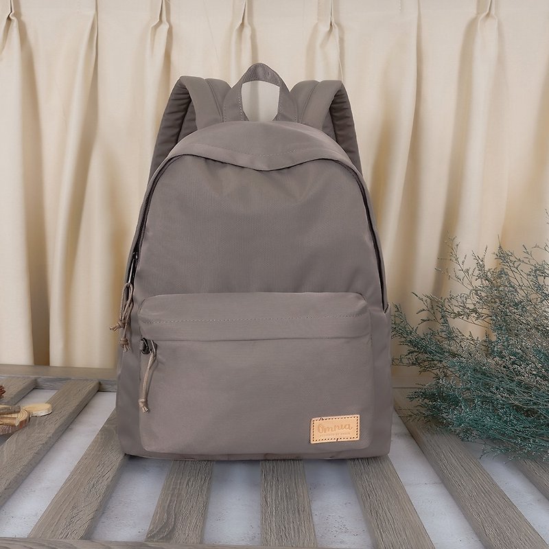 Smart Storage Nylon Laptop Backpack (Chocolate Milk) - กระเป๋าเป้สะพายหลัง - ไนลอน 