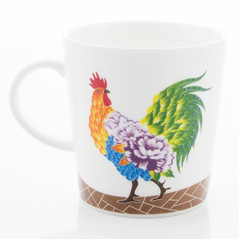 Year of Rooster Mug-A4 - Mugs - Porcelain Multicolor