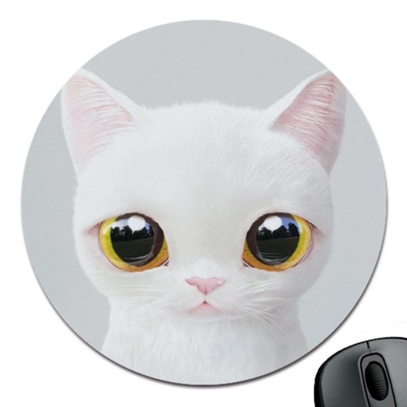 Round Mouse Pad - Mouse Pads - Plastic 