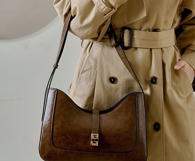 Hermes Pu Leather Sling Bags