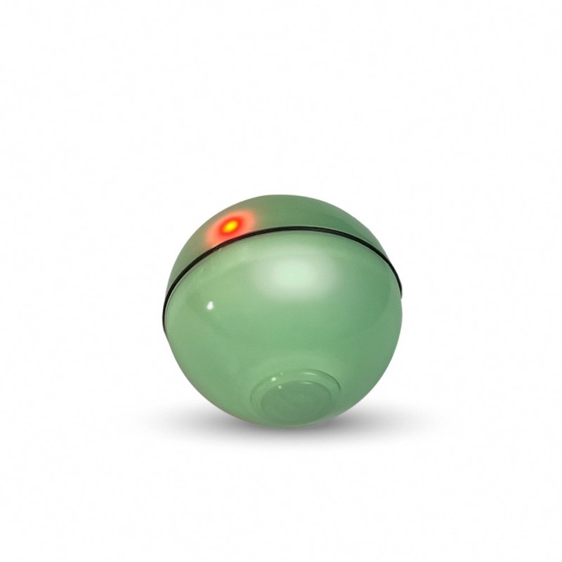【GREENON】USB電動寵物玩具球 雷射光逗貓球 - 貓/狗玩具 - 塑膠 綠色