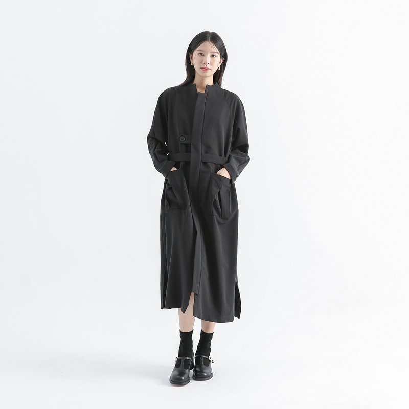 [Classic Original] Fuxiao_Dawn Jacket Dress_CLD521_Black - One Piece Dresses - Polyester Black