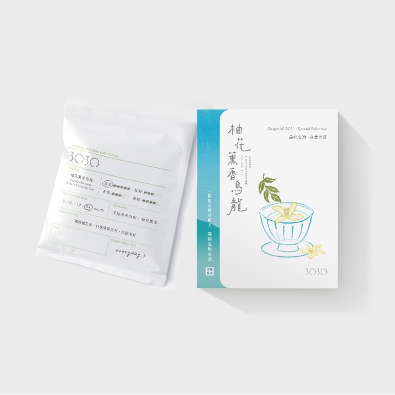 柚花薰香烏龍禮盒 6入 - 茶葉/茶包/水果茶 - 新鮮食材 