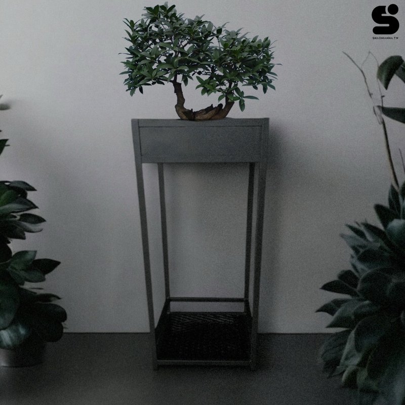 日式 禪意 植物 展示 架 極簡 黑色 金屬 盆栽 架 - 盆栽/植栽 - 其他金屬 黑色