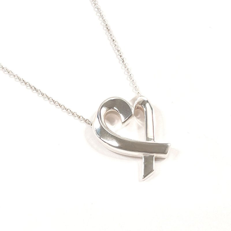 【日本直送 中古美品】ティファニー TIFFANY&Co. ネックレス ラビングハート ラージ パロマピカソ シルバー925 新品仕上げ済み - 項鍊 - 純銀 銀色