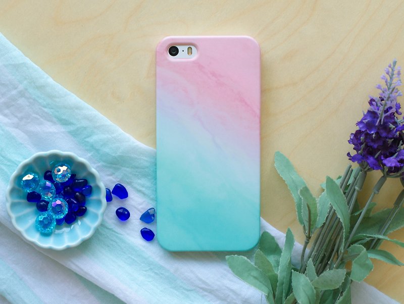 Tiffany Blue fairy Clouds. Matte / Silicon Case (iPhone, HTC, Samsung, Sony) - Phone Cases - Plastic Pink