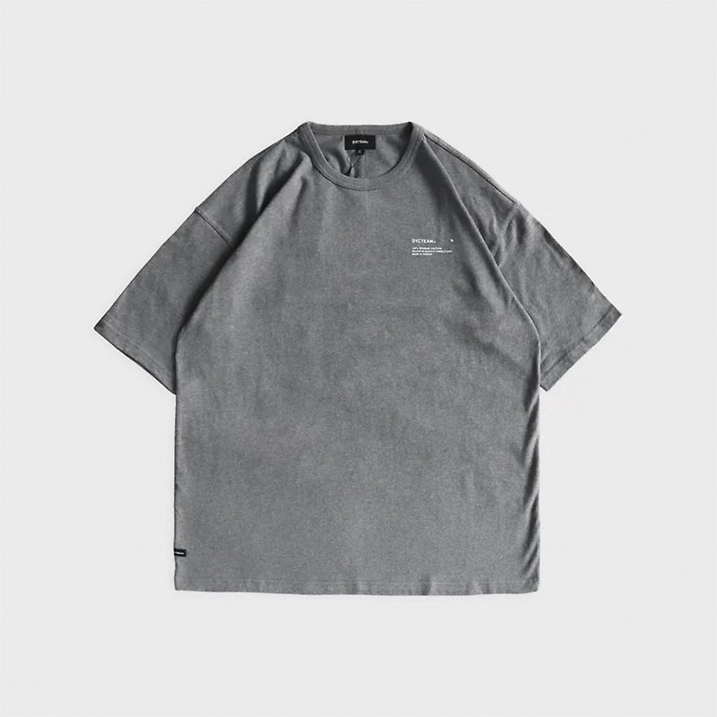 DYCTEAM - ORGANIC LOOSE TEE (gray) - Men's T-Shirts & Tops - Cotton & Hemp Gray