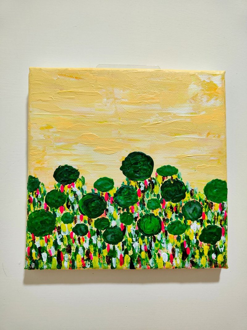 蓄光ウォーターコインのアクリル画 / キャンバスアート / ウォールアート / 原画 / 卒業祝い / インテリア / クリスマスギフト - ポスター・絵 - コットン・麻 