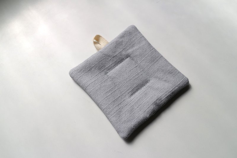 Square Coaster/Cloud Blue - ที่รองแก้ว - ผ้าฝ้าย/ผ้าลินิน สีน้ำเงิน