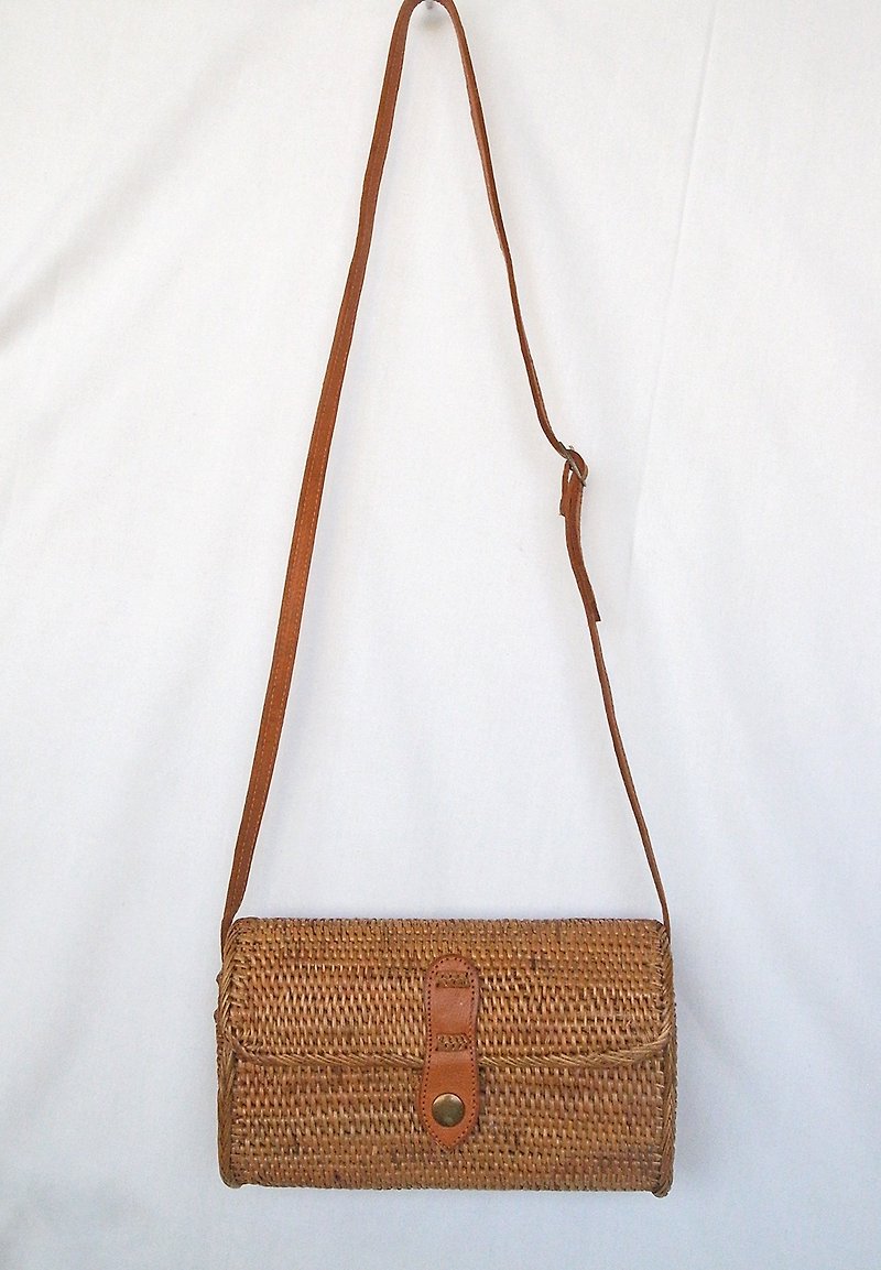 Rattan Bag Handmade Handcrafted Ata Bag Cross-body Bag Shoulder Bag Straw Bag