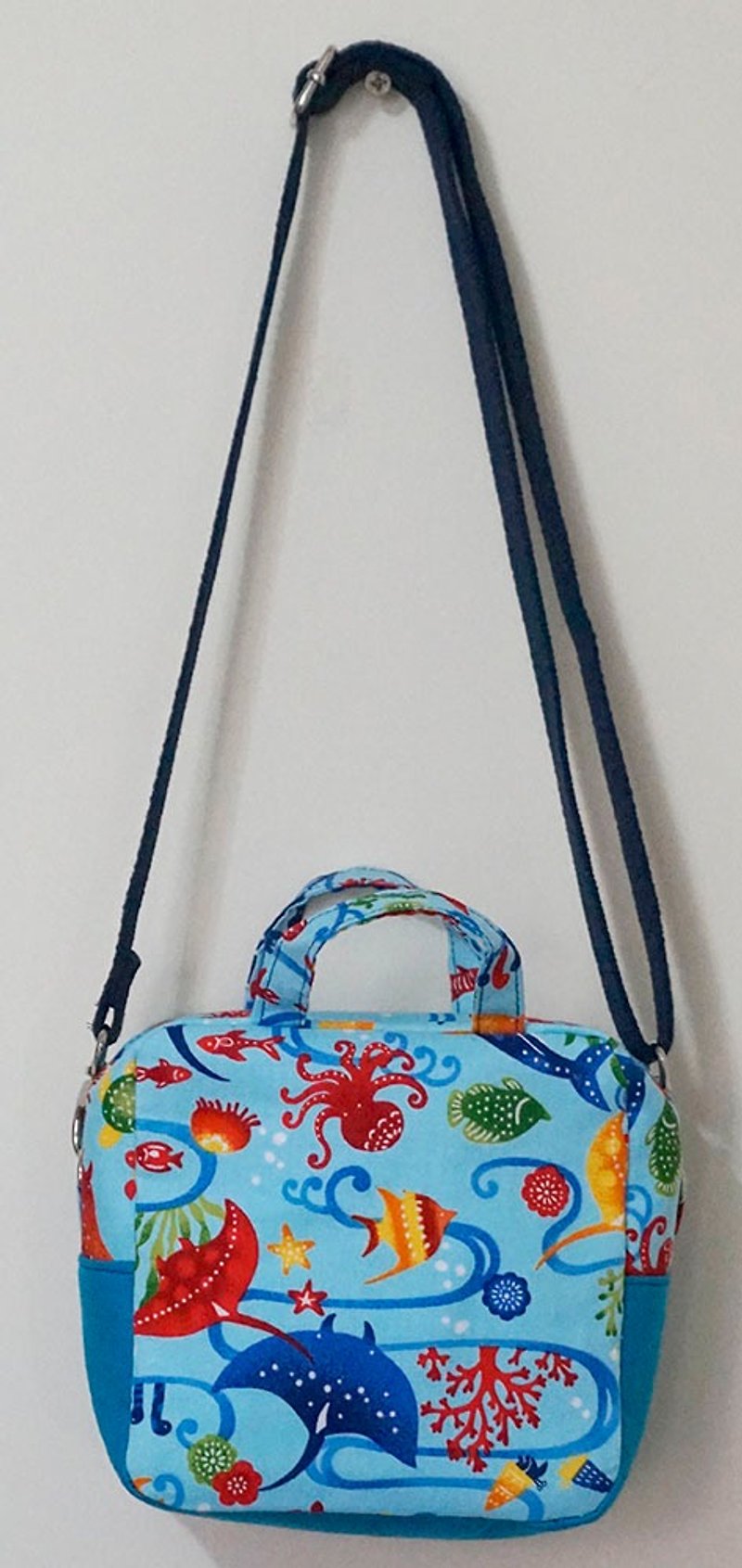 Three-dimensional small square bag, side shoulder bag, crossbody bag, crossbody bag - Messenger Bags & Sling Bags - Cotton & Hemp Multicolor