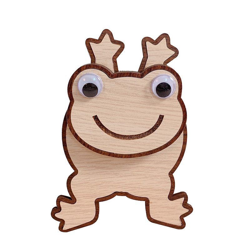 Woodcarving music box  Frog - เพลงอินดี้ - ไม้ สีนำ้ตาล