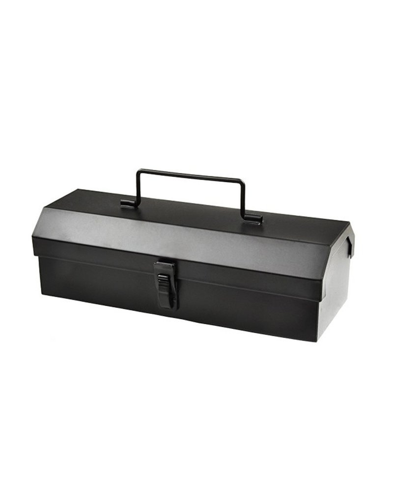 Japan Magnets retro industrial style small tool box/pencil box/storage box (black) - กล่องดินสอ/ถุงดินสอ - โลหะ สีดำ