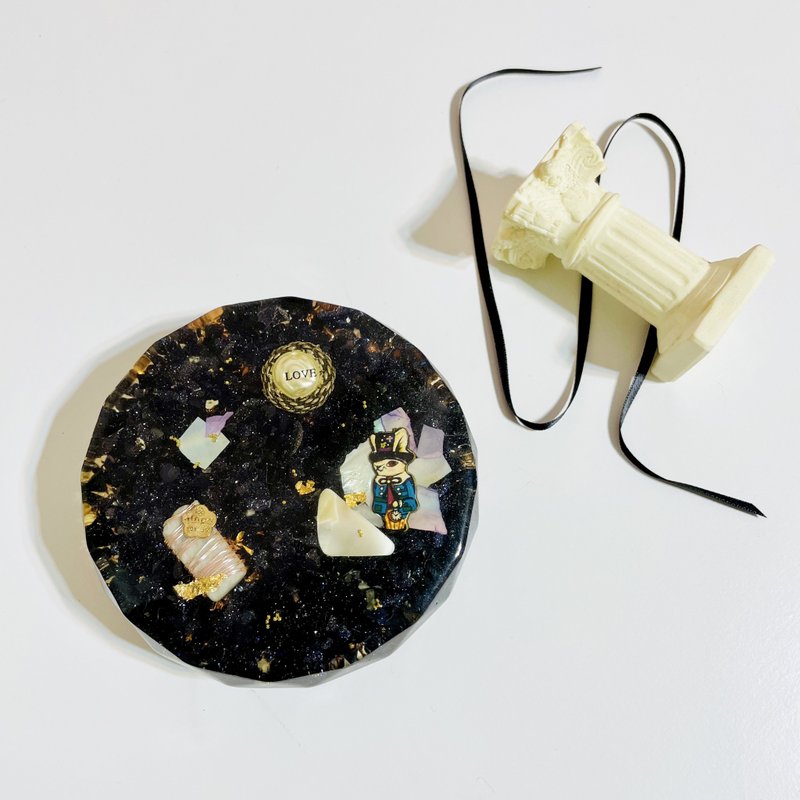 奧剛杯墊/燭台/擺件/療癒/orgonite/招財開運 - 擺飾/家飾品 - 半寶石 多色