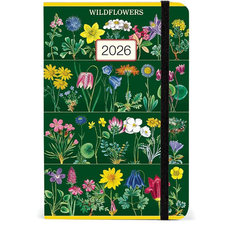 (預購) Cavallini & Co. 2026週計畫手帳_A6_WILDFLOWERS - 筆記本/手帳 - 紙 多色