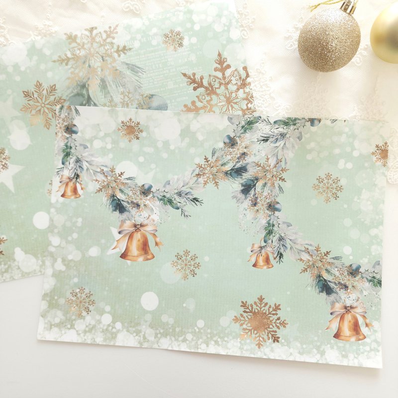 2023 version Christmas design paper - อื่นๆ - กระดาษ สีเขียว