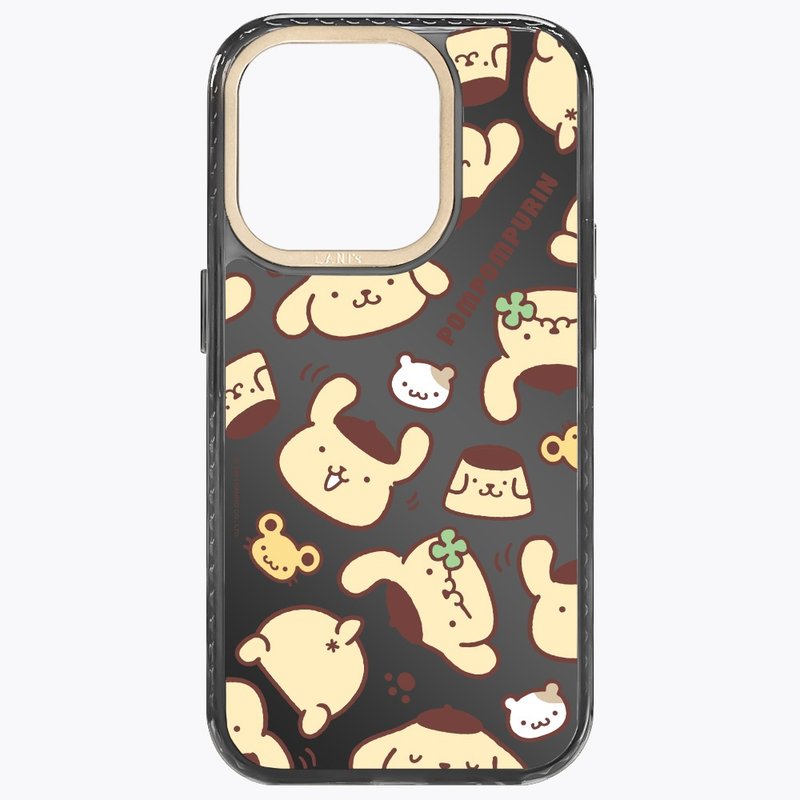 The pudding dog mirrors are all my magnetic versions with black frames for iPhone 16 15 14 13 Pro Max - เคส/ซองมือถือ - วัสดุอีโค สีดำ