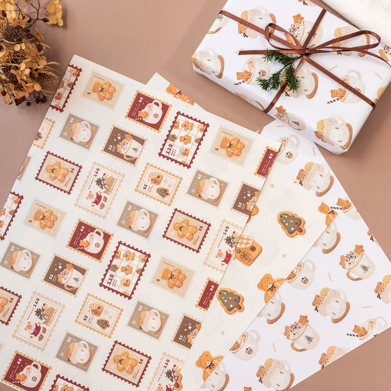 Christmas Bear Design Paper Set - Other - Paper 