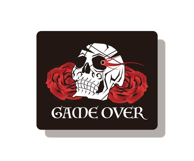 滑鼠墊 遊戲人生 Game Over 居家辦公 藝術品 客製化禮物 設計館humi 荷米創意客製化 滑鼠墊 Pinkoi