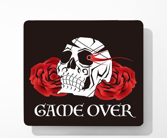 Humi滑鼠墊 遊戲人生 Game Over 居家辦公 藝術品 客製化禮物 設計館humi 荷米創意客製化滑鼠墊 Pinkoi