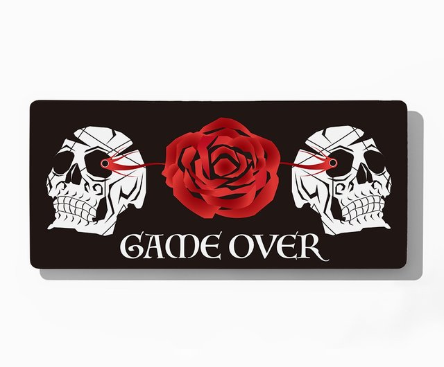 Humi滑鼠墊 遊戲人生 Game Over 居家辦公 藝術品 客製化禮物 設計館humi 荷米創意客製化滑鼠墊 Pinkoi