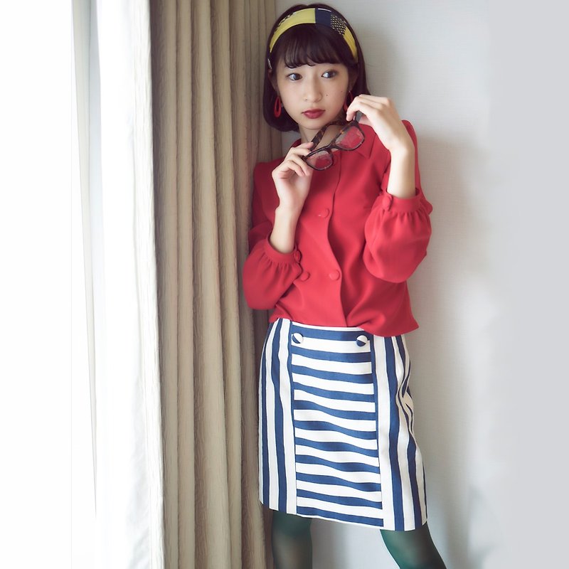 retro skirt irene - 裙子/長裙 - 棉．麻 透明