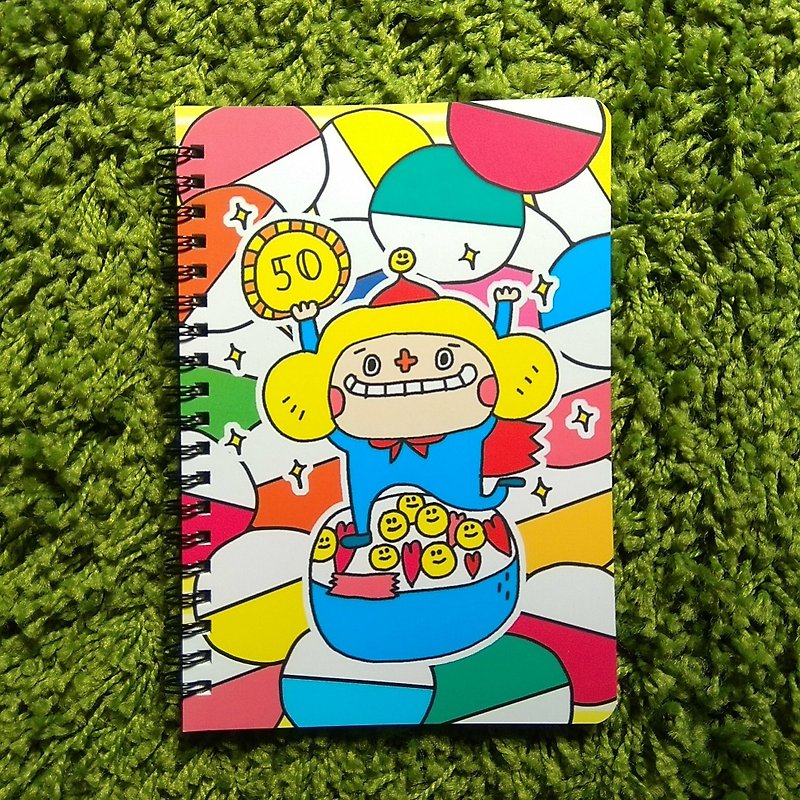 (exclusive order for starwalk) flower big nose coil week notebook WEEKLY PLAN - Notebooks & Journals - Paper Multicolor