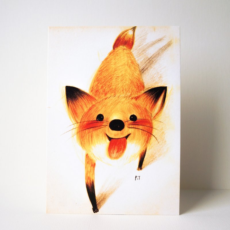 明信片 聖誕節 深淵的小狐狸