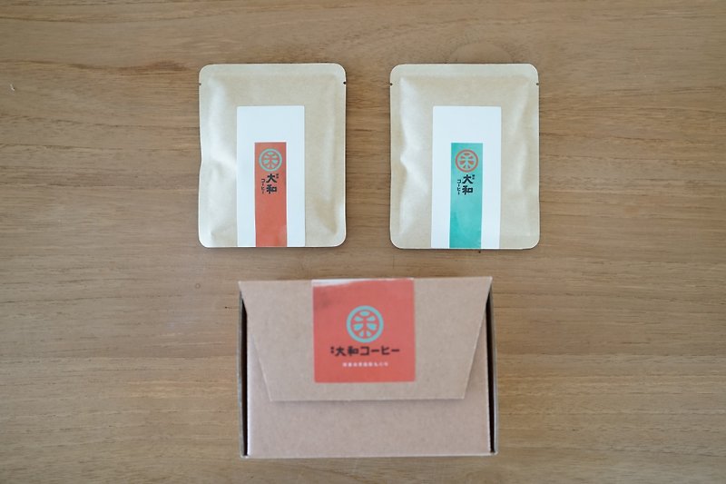 Former post Japan lugs coffee coffee packets into eight packages / box - กาแฟ - วัสดุอื่นๆ สีกากี