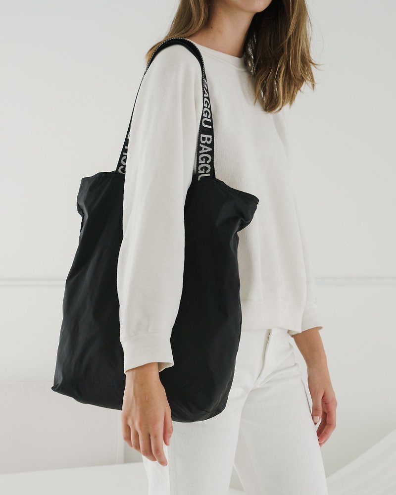 Baggu Ripstop Tote - Black - Handbags & Totes - Waterproof Material Black