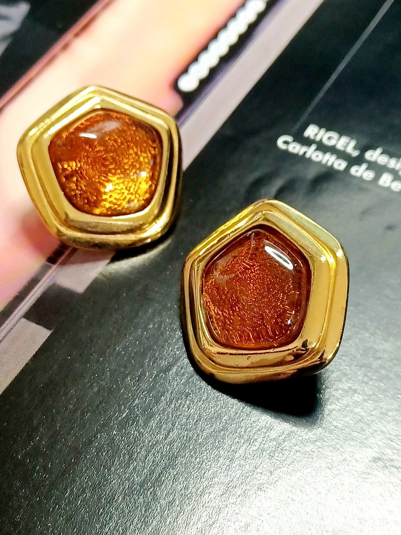 vintage jewelry  AVON  KJL Caprianti 風格 夾式耳環 - 耳環/耳夾/耳骨夾 - 其他金屬 