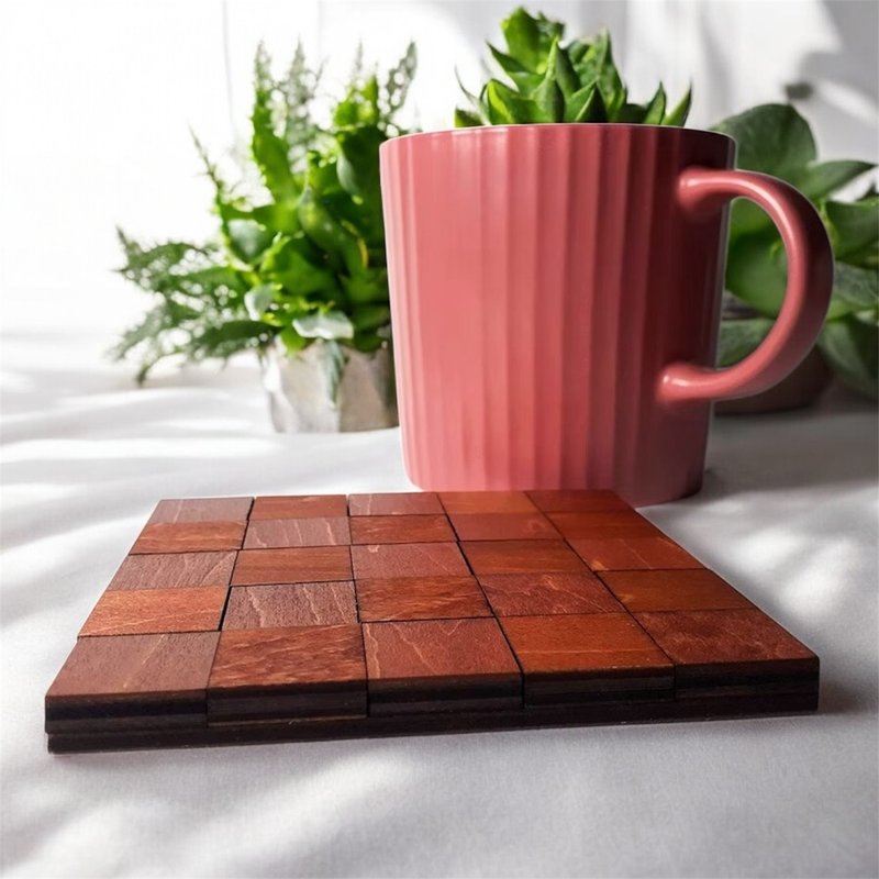 Handmade Wooden Creative Coaster - 