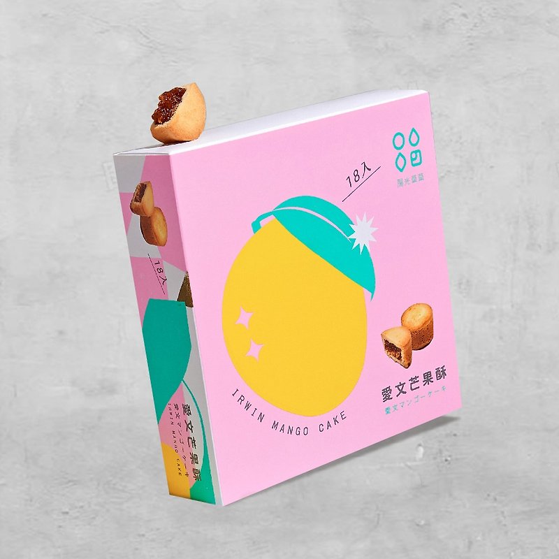 【Sunnygogo 】Taiwan Mango Cake(18pcs) - Cake & Desserts - Other Materials 
