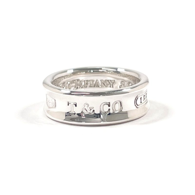 【日本直送 中古美品】14.5号 ティファニー TIFFANY&Co. リング・指輪 1837 ミディアム シルバー925 新品仕上げ済み - 戒指 - 純銀 銀色