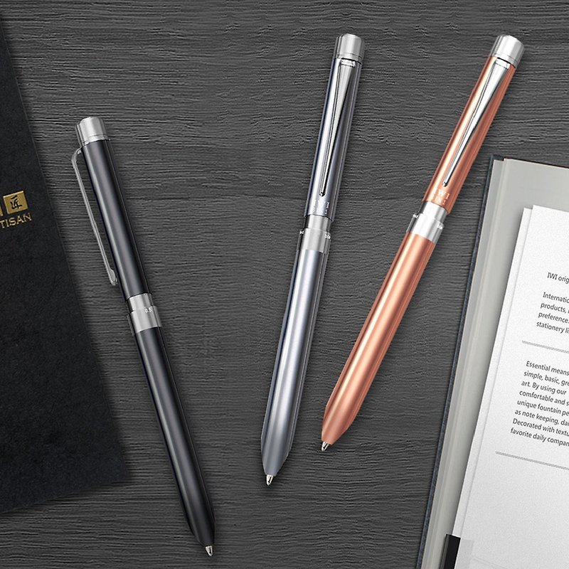 【IWI】Multi 611 Series 3-in-1 multi-function pen - Ballpoint & Gel Pens - Other Metals 