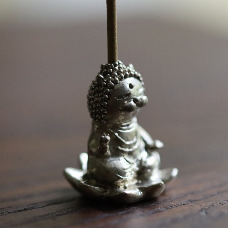 鬥牛犬銀色領帶夾 - 香氛/精油/擴香 - 銅/黃銅 金色