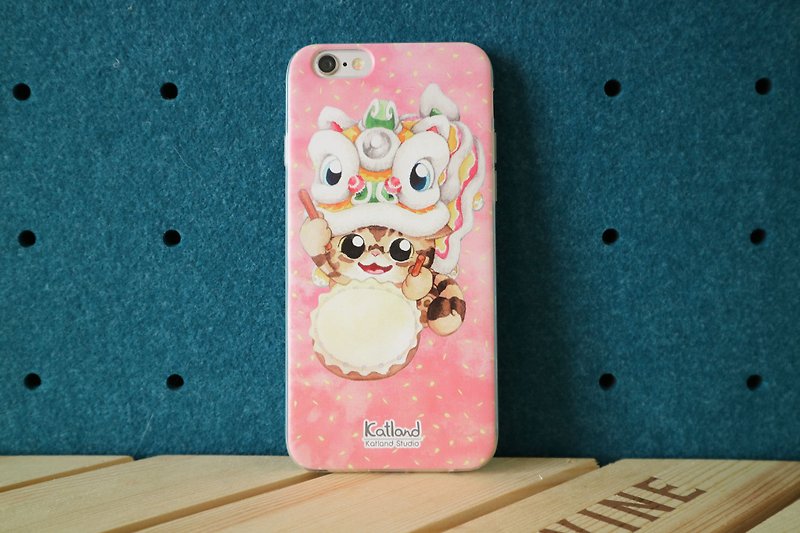 自家設計 - 舞獅小吉貓咪手機殼 保護套Phone Case K011