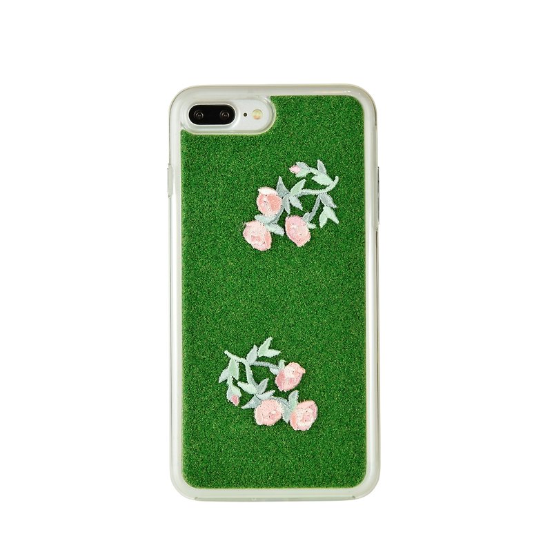 [iPhone7 Plus Case] Shibaful -Mill Ends Park Botanical Mini Rose - for iPhone 7 Plus - Phone Cases - Other Materials Green