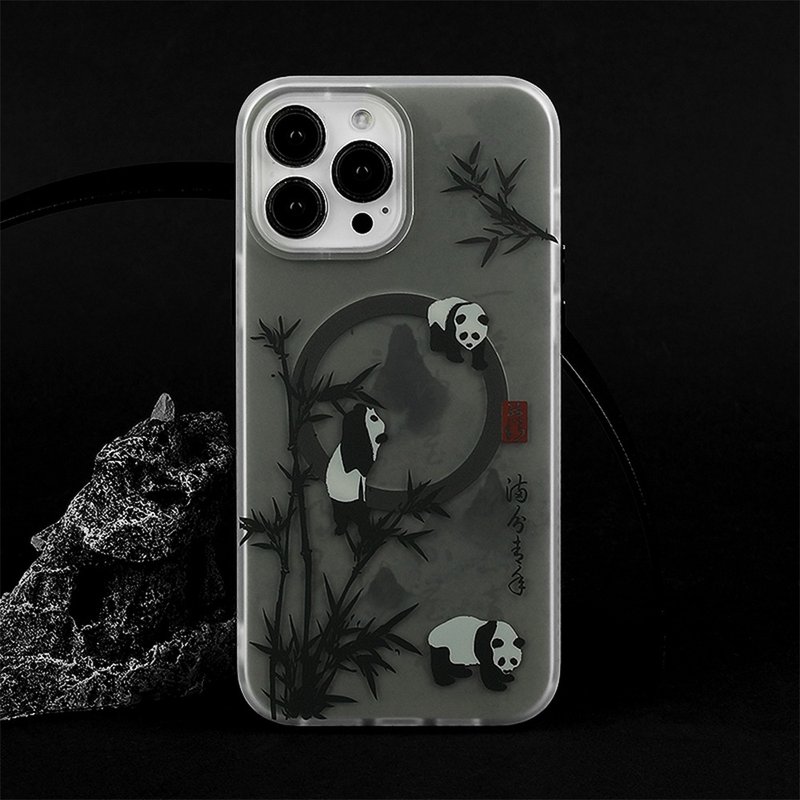 Panda Bamboo Forest Magnetic iPhone Case - Phone Cases - Other Materials 