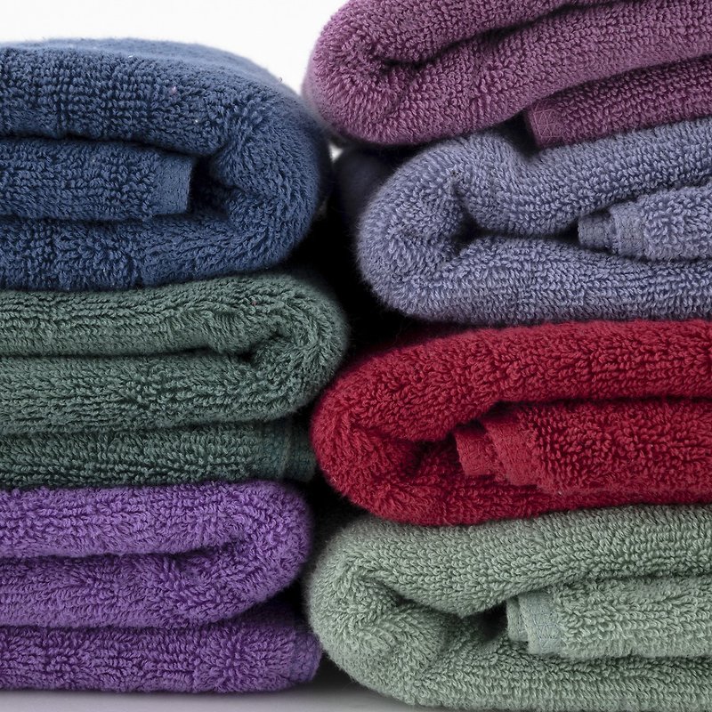 Cotton & Hemp Towels Multicolor - Hetel level bath towel(morandi)