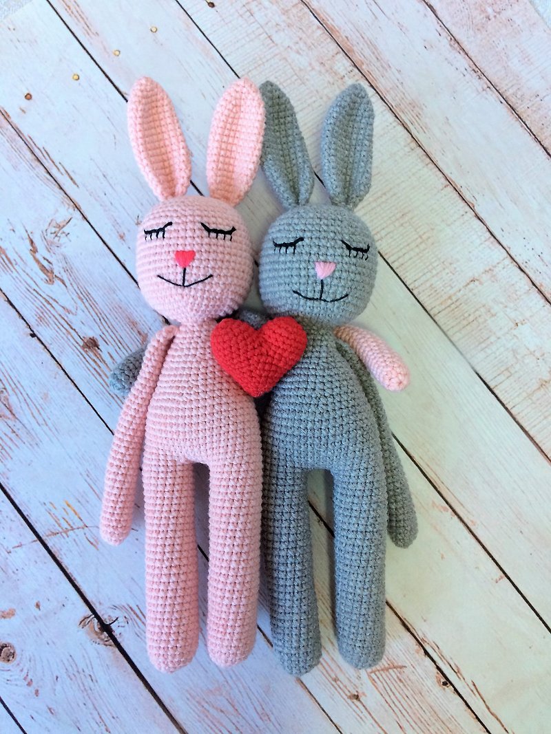 Crochet amigurumi pattern bunny plush - คอร์สงานฝีมือ/หนังสือคู่มือ - วัสดุอื่นๆ 